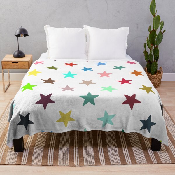 Item preview, Abstract Multi Color Star Pattern designed and sold by Pixel4Art.