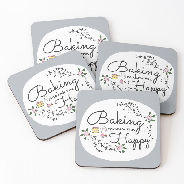 Item preview, Baking makes me happy designed and sold by Innet.