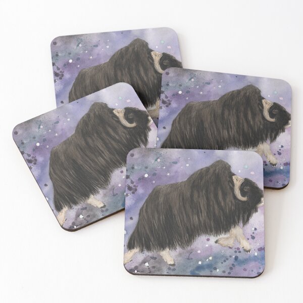 Item preview, Muskox Watercolor designed and sold by NvH-Art.