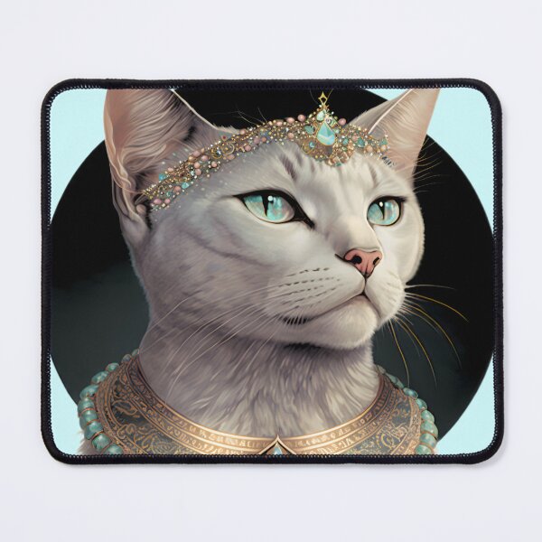Item preview, Royal Cat with Turquoise Diadem designed and sold by Tuko Designs.