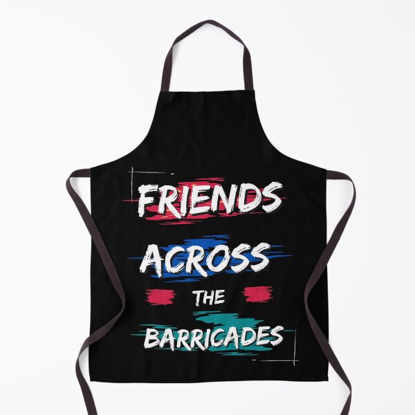 Item preview, FRIENDS ACROSS THE BARRICADES. designed and sold by ELEGANTRETRO.