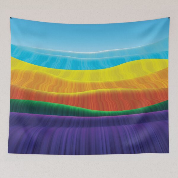 Item preview, Abstract Funky Pizzazz Colour Explosion Rainbow Seafloor designed and sold by FuddalanDesigns.