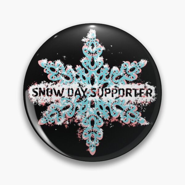 Item preview, Snow Day Supporter / Blue Pink Snowflake designed and sold by AgnieshkaSiwek.