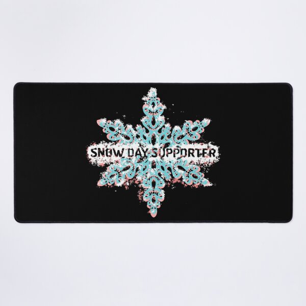 Item preview, Snow Day Supporter / Blue Pink Snowflake designed and sold by AgnieshkaSiwek.