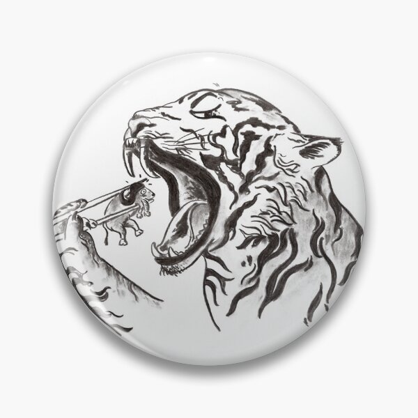 Item preview, The tiger that eats a buffalo designed and sold by Florie BRIAND.