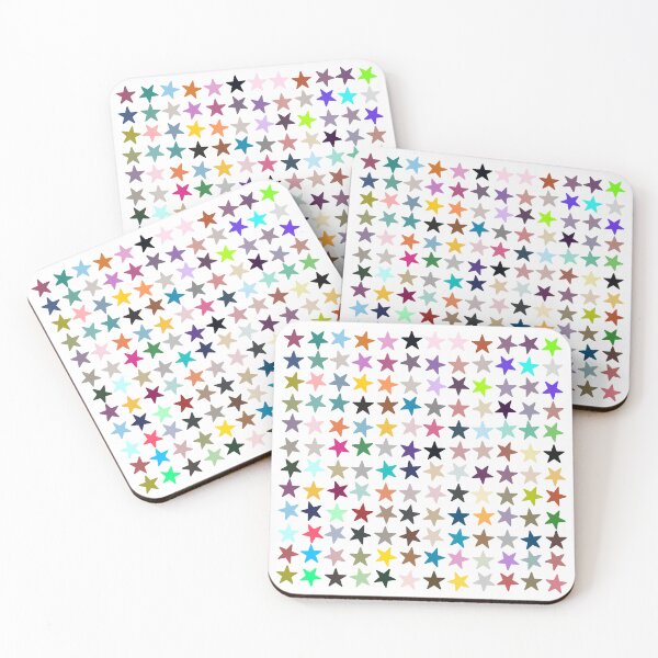 Item preview, Abstract Multi Color Star Pattern designed and sold by Pixel4Art.