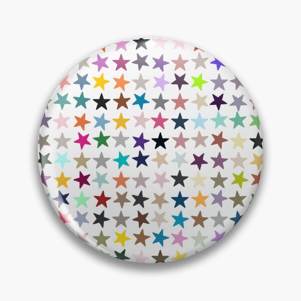 Item preview, Abstract Multi Color Star Pattern designed and sold by Pixel4Art.