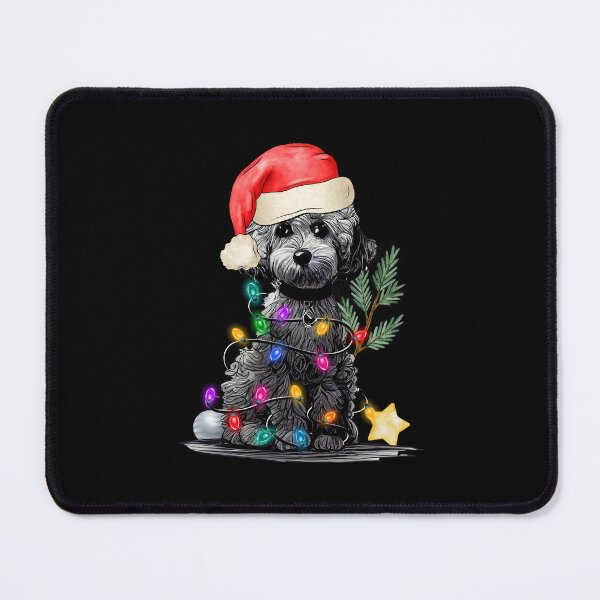 Item preview, Poodle Dog Funny Christmas Tree Lights  designed and sold by BearCaveDesigns.