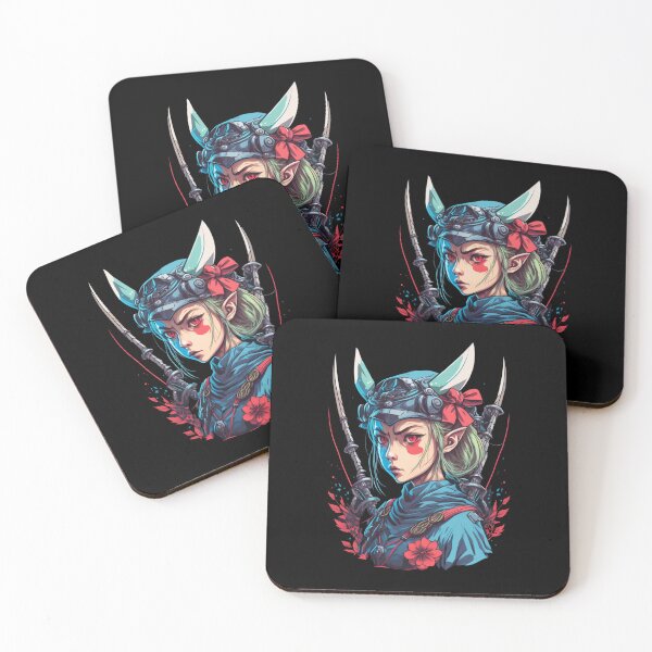 Item preview, anime samurai elf girl designed and sold by The-Armour.