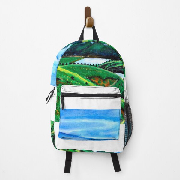 Item preview, Landscape with Tea estate valley river mountians designed and sold by artbymanjiri.