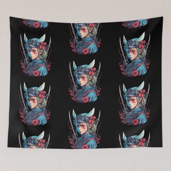 Item preview, anime samurai elf girl designed and sold by The-Armour.