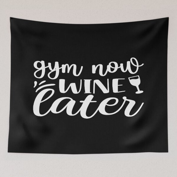 Item preview, Gym now wine later designed and sold by phassystore.