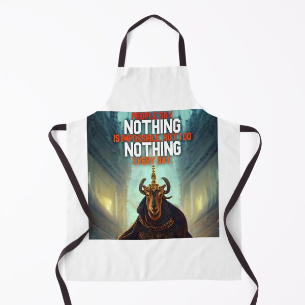 Item preview, Goat Simulator People Say Nothing is impossible but I Do Nothing Every Day designed and sold by Trendy-Now.