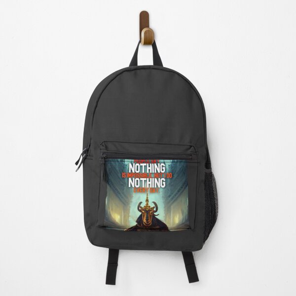 Item preview, Goat Simulator People Say Nothing is impossible but I Do Nothing Every Day designed and sold by Trendy-Now.