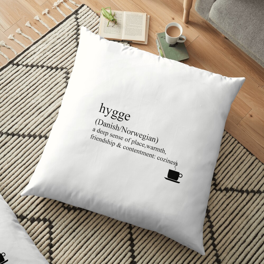 Hygge- Danish/Norwegian, Statement Tees & Accessories Floor Pillow