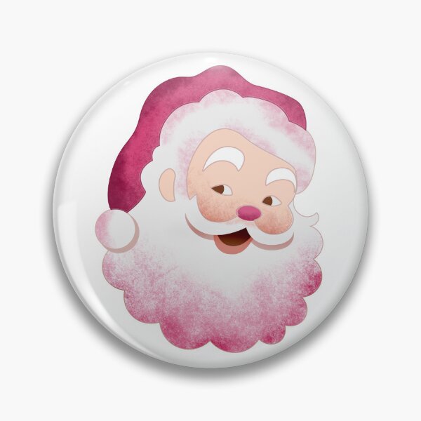 Item preview,  santa claus face retro vintage pink  designed and sold by AslamArt78.