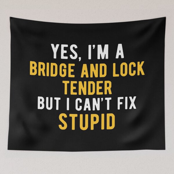 Item preview, Funny Bridge and Lock Tender designed and sold by NestaReign.