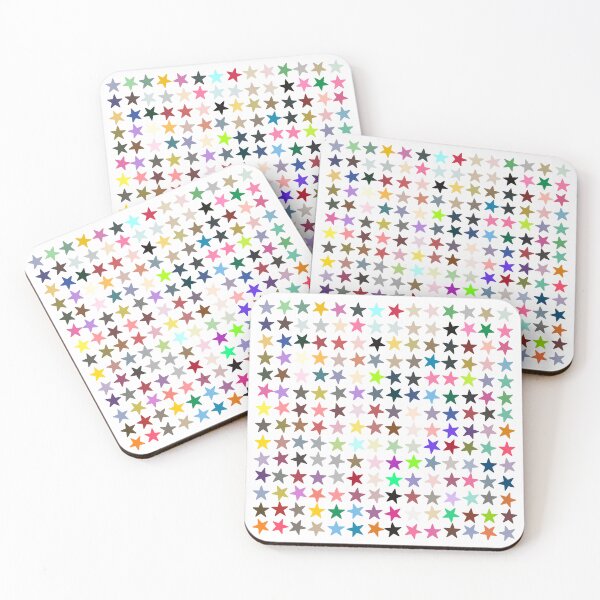 Item preview, Abstract Multi Color Star Pattern designed and sold by Pixel4Art.