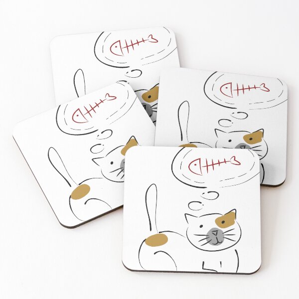 Item preview, Hungry cat designed and sold by PerlaDesignArt.