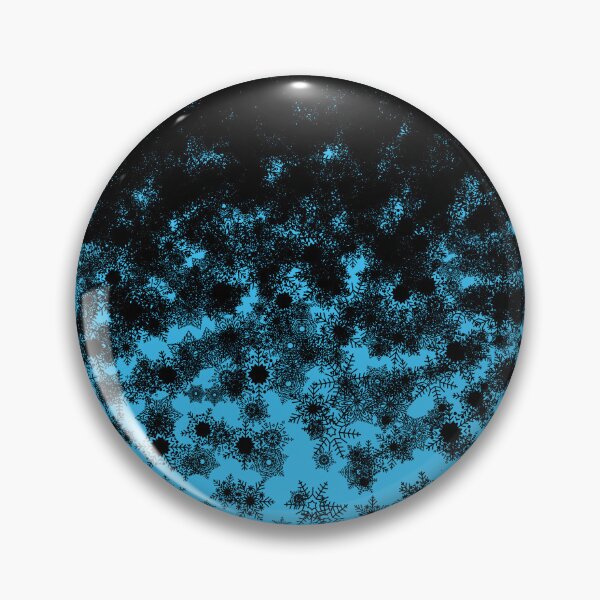 Item preview, Blizzard - Black snowflakes on an icy blue background designed and sold by illustratious.