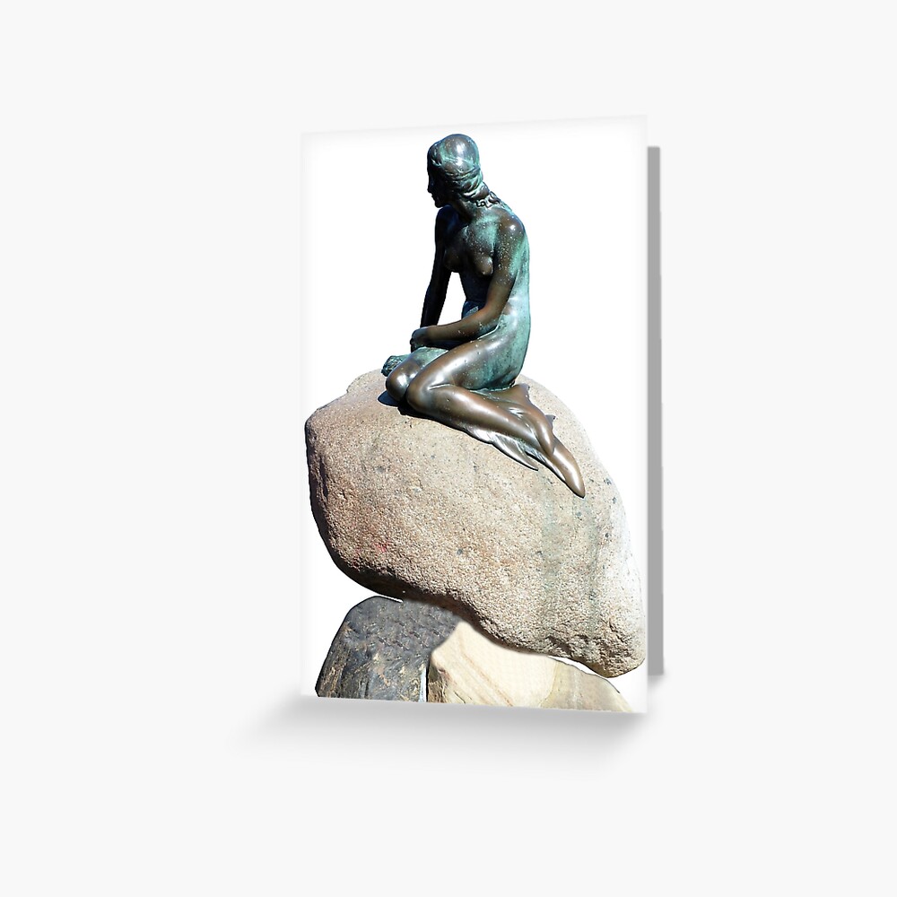 Vintage Postcard The Little Mermaid Copenhagen 