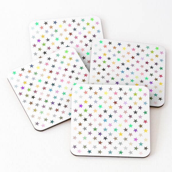 Item preview, Abstract Multi Color Star Pattern designed and sold by Pixel4Art.