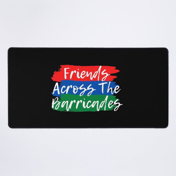 Item preview, FRIENDS ACROSS THE BARRICADES. designed and sold by ELEGANTRETRO.