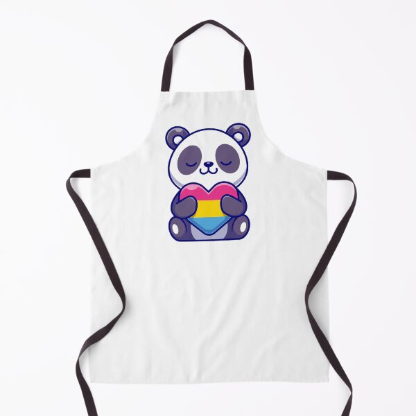 Item preview, Pan Duh Pansexual Pride Panda Kawaii LGBTQ+ Heart designed and sold by Queer Pride Shop.