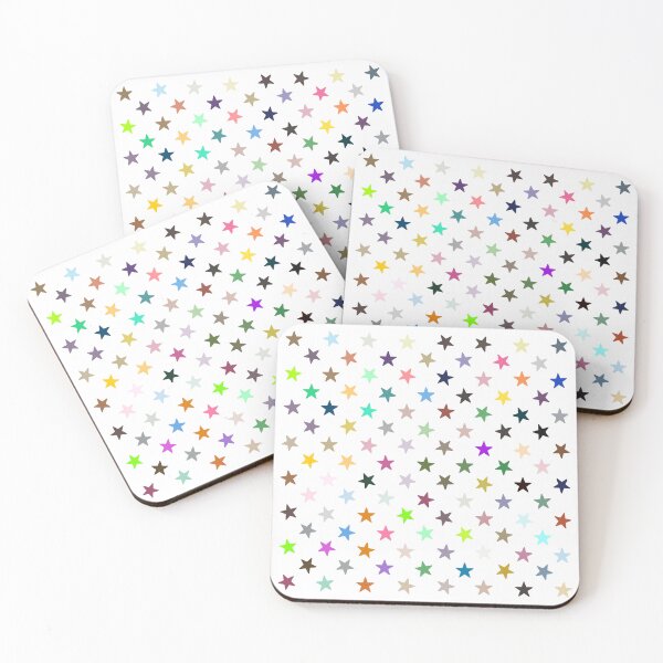 Item preview, Abstract Multi Color Star Pattern designed and sold by Pixel4Art.