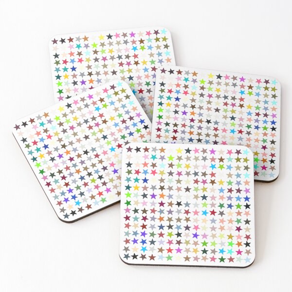 Item preview, Abstract Multi Color Star Pattern designed and sold by Pixel4Art.