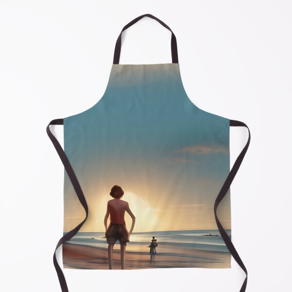 Item preview, Vintage Sunset on the Beach, pencil sketch, Ai Generated Art  designed and sold by ACC .