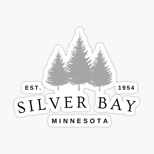 "Silver Bay Minnesota Established 1954" Sticker for Sale by cindylund67