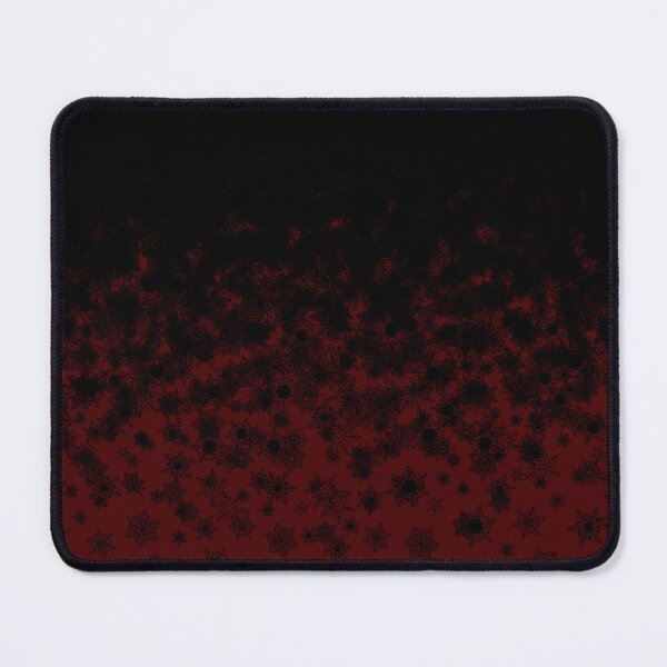 Item preview, Blizzard - Black snowflakes on a maroon background designed and sold by illustratious.