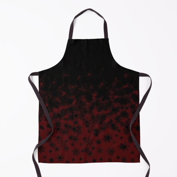 Item preview, Blizzard - Black snowflakes on a maroon background designed and sold by illustratious.