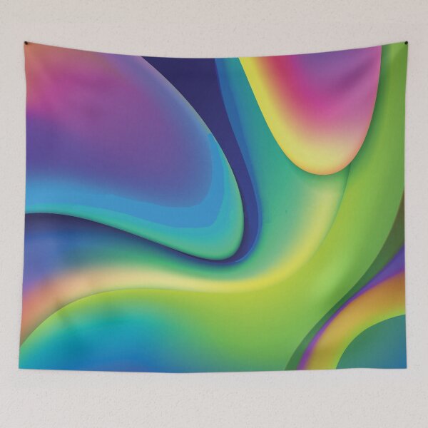 Item preview, Abstract Funky Pizzazz Groovy Sixties Colour Explosion designed and sold by FuddalanDesigns.