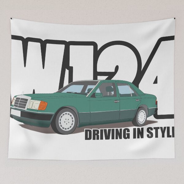Item preview, W124 Mercedes E-Class - Driving in Style designed and sold by Artiversal.