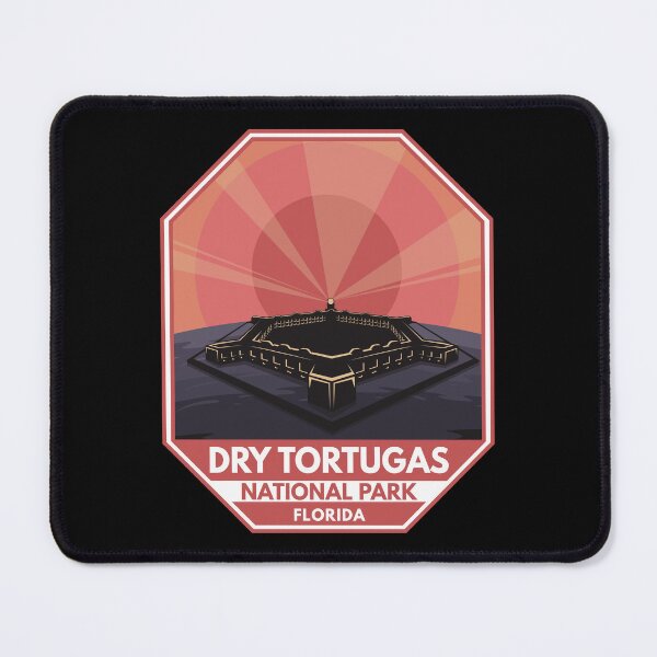 Item preview, Dry Tortugas National Park Retro Emblem designed and sold by KrisSidDesigns.