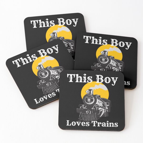 Item preview, This Boy Loves Trains Vintage Retro Steam Train Squad Crew Matching Costume designed and sold by 27th-Tee.