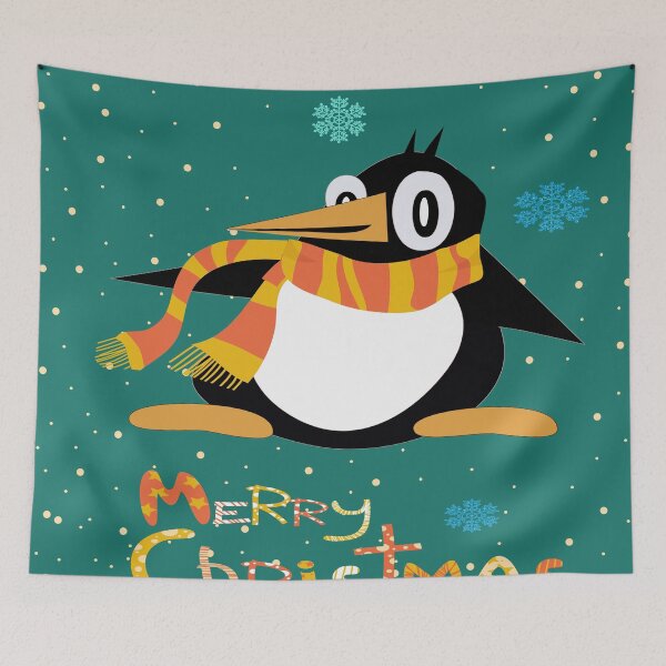 Item preview, Cute Penguin Merry Christmas  designed and sold by MclaughlinGifts.