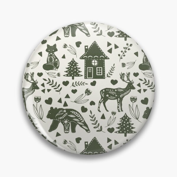 Item preview, Scandinavian Christmas - Green designed and sold by FloraDayDesign.