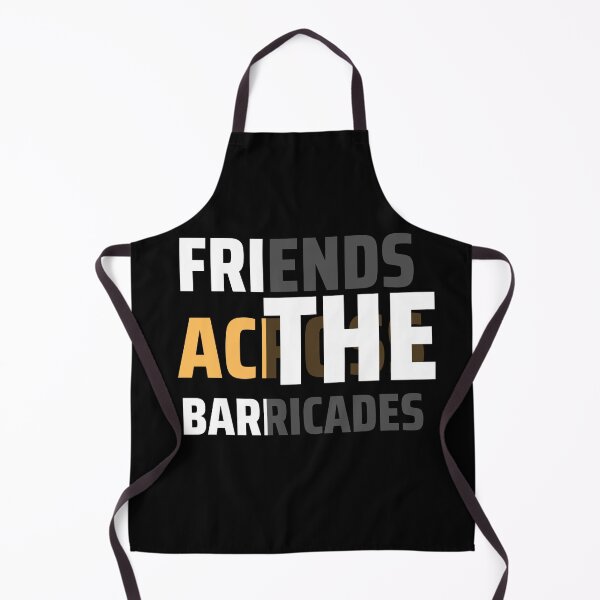 Item preview, FRIENDS ACROSS THE BARRICADES. designed and sold by ELEGANTRETRO.