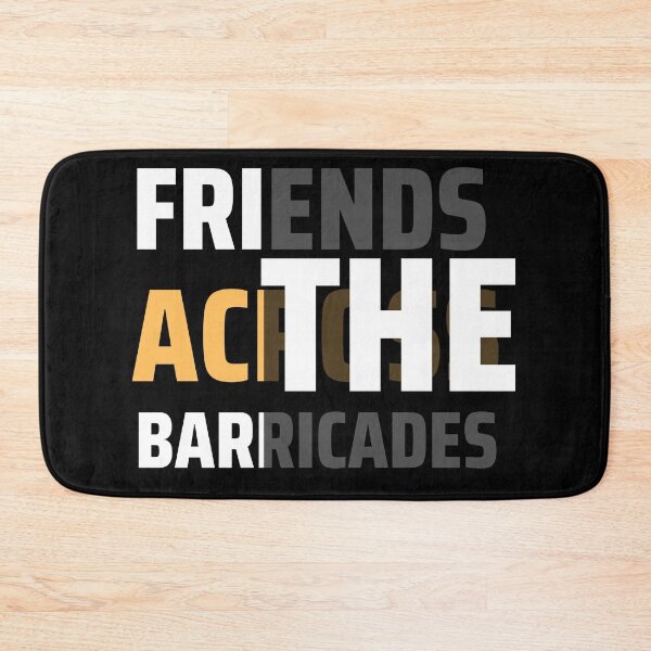 Item preview, FRIENDS ACROSS THE BARRICADES. designed and sold by ELEGANTRETRO.