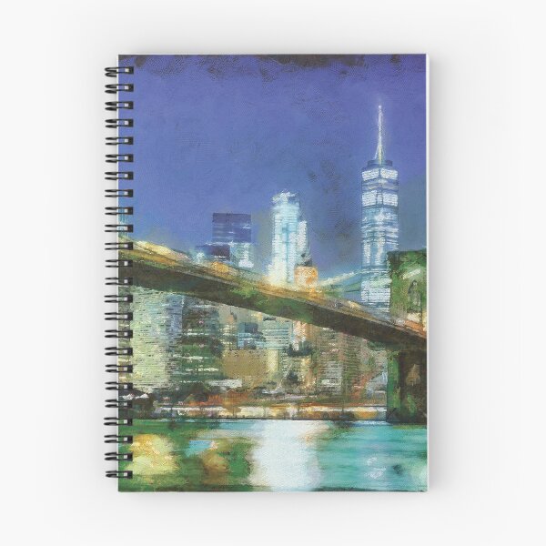 Item preview, Midnight in NewYork, Canvas Painting of NY city designed and sold by Ryan  Rad.