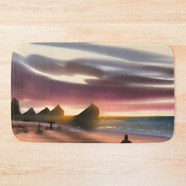 Item preview, Vintage Sunset on the Beach, pencil sketch 2, Ai Generated Art  designed and sold by ACC .