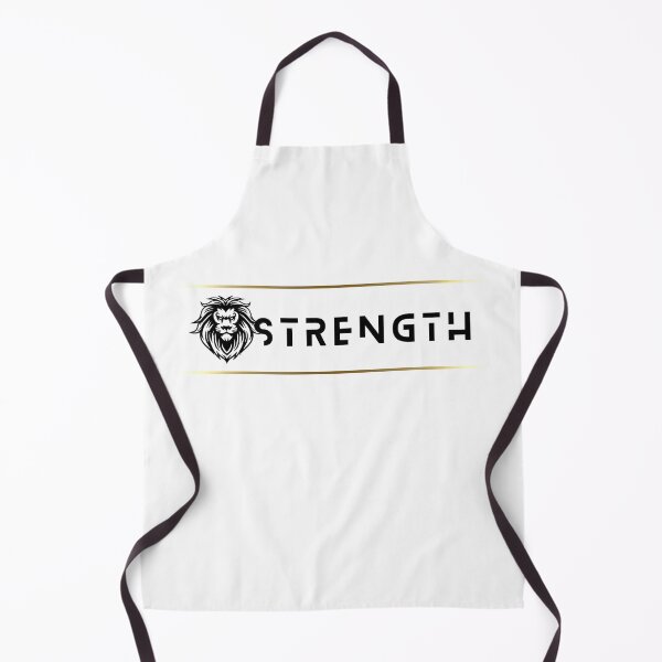 Item preview, Strength Lion White Gold Stripe designed and sold by Yiorgos Designs.