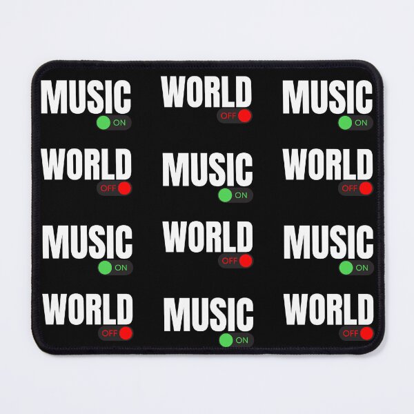 Item preview, music on world off designed and sold by SwifTech.