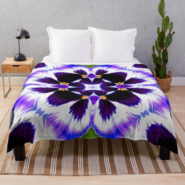 Item preview, Violets Flower Pattern designed and sold by Patternflower.
