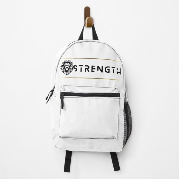 Item preview, Strength Lion White Gold Stripe designed and sold by Yiorgos Designs.