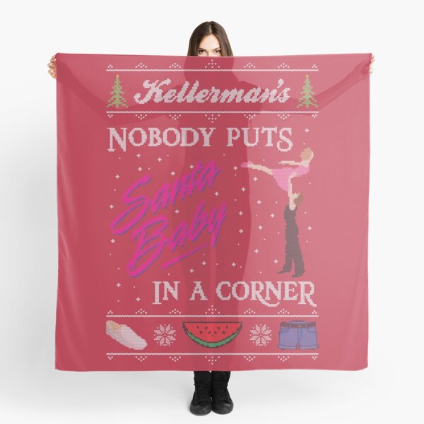 DIrty Dancing Christmas Sweater - Santa Baby Scarf