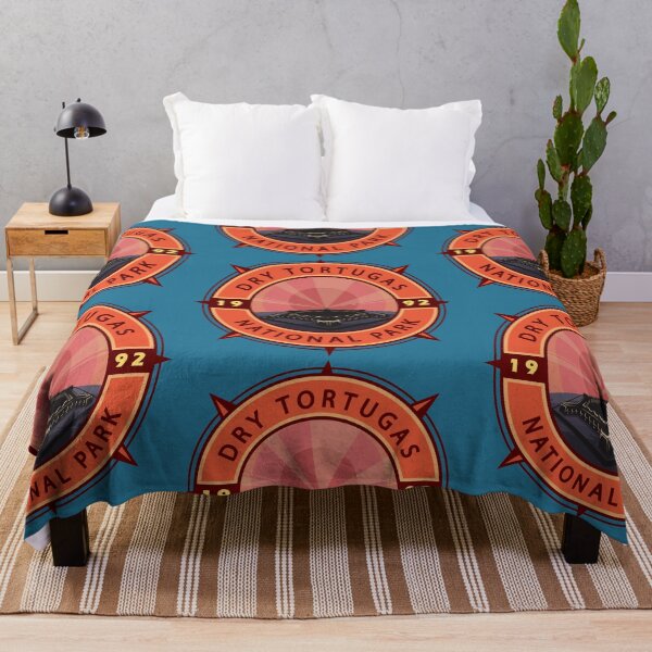 Item preview, Dry Tortugas National Park Retro Compass Emblem designed and sold by KrisSidDesigns.